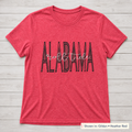 Tall Varsity Lettering & Script Tee. Shown in: Gildan • Heather Red.