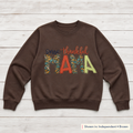 One Thankful Mama Sweatshirt. Shown in: Independent • Brown.