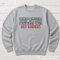Team Name Outline Sweatshirt. Shown in: Gildan • Sport Grey.