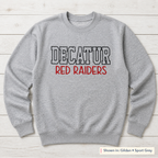 Team Name Outline Sweatshirt. Shown in: Gildan • Sport Grey.