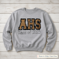 Graduation Year Varsity Sweatshirt. Shown in: Gildan • Sport Grey.