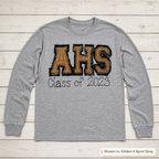 Graduation Year Varsity Long-Sleeve Tee. Shown in: Gildan • Sport Grey.