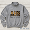 Graduation Year Varsity Quarter-Zip. Shown in: Gildan • Sport Grey.