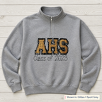 Graduation Year Varsity Quarter-Zip. Shown in: Gildan • Sport Grey.