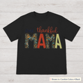 One Thankful Mama Tee. Shown in: Comfort Colors • Black.
