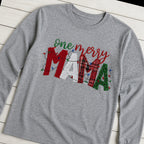 one merry mama long sleeve styled flat lay