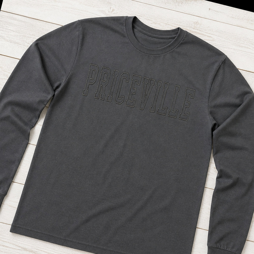 priceville tonal outline long sleeve styled flat lay