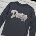 script glitter sequin long sleeve styled flat lay