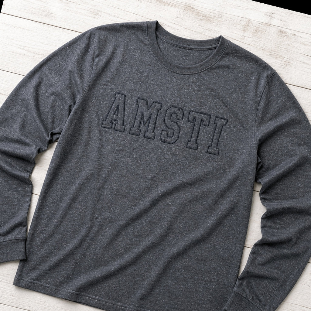 tonal block outline long sleeve styled flat lay