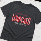 wildcats west decatur gingham short sleeve styled flat lay