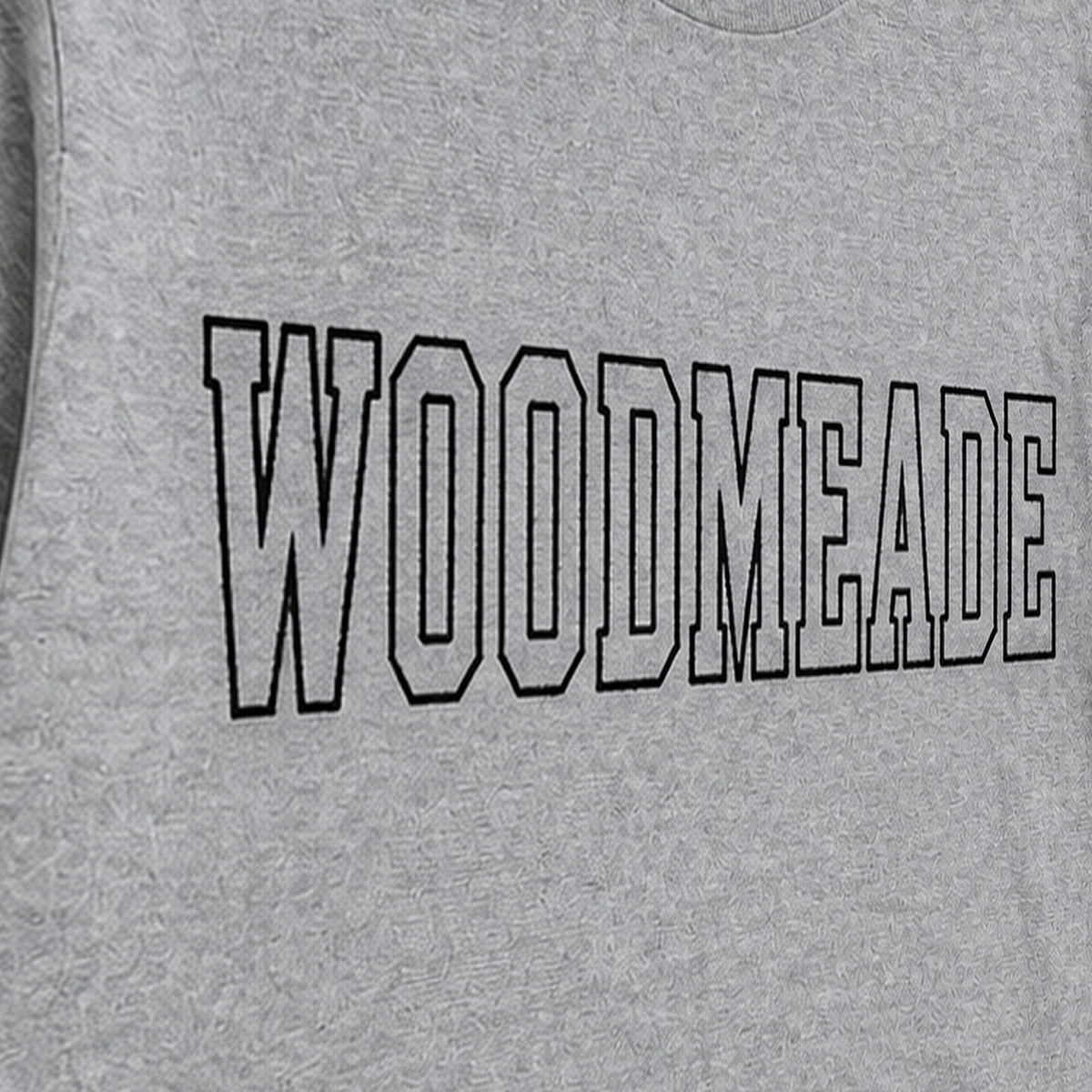 woodmeade outline long sleeve embroidery close-up