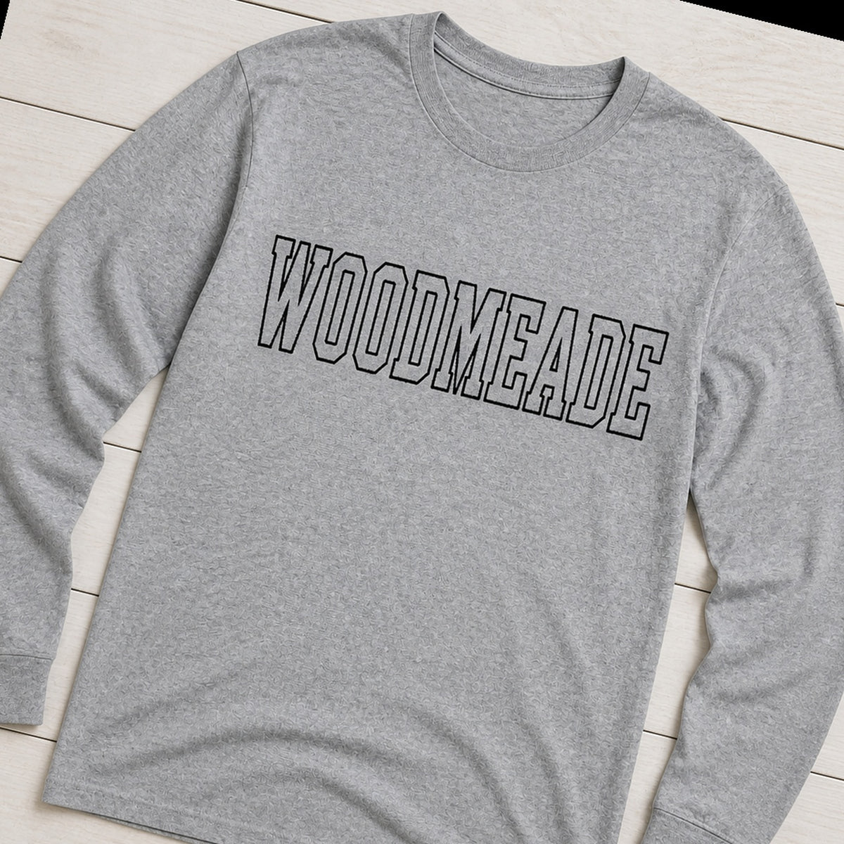 woodmeade outline long sleeve styled flat lay