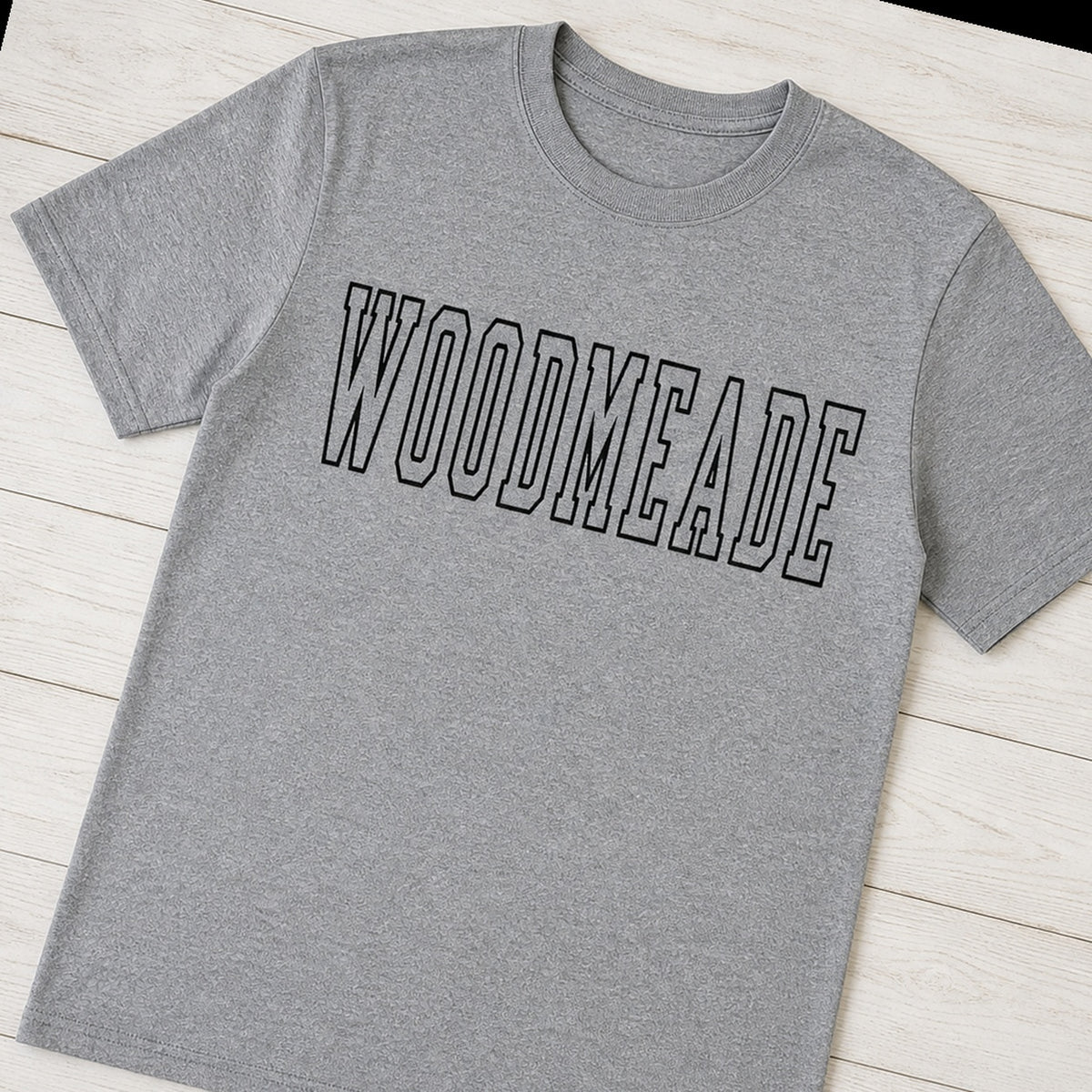 woodmeade outline short sleeve styled flat lay